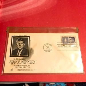 President JOHN F. KENNEDY Vintage 1st Day Of Issue RARE Collector Envelope